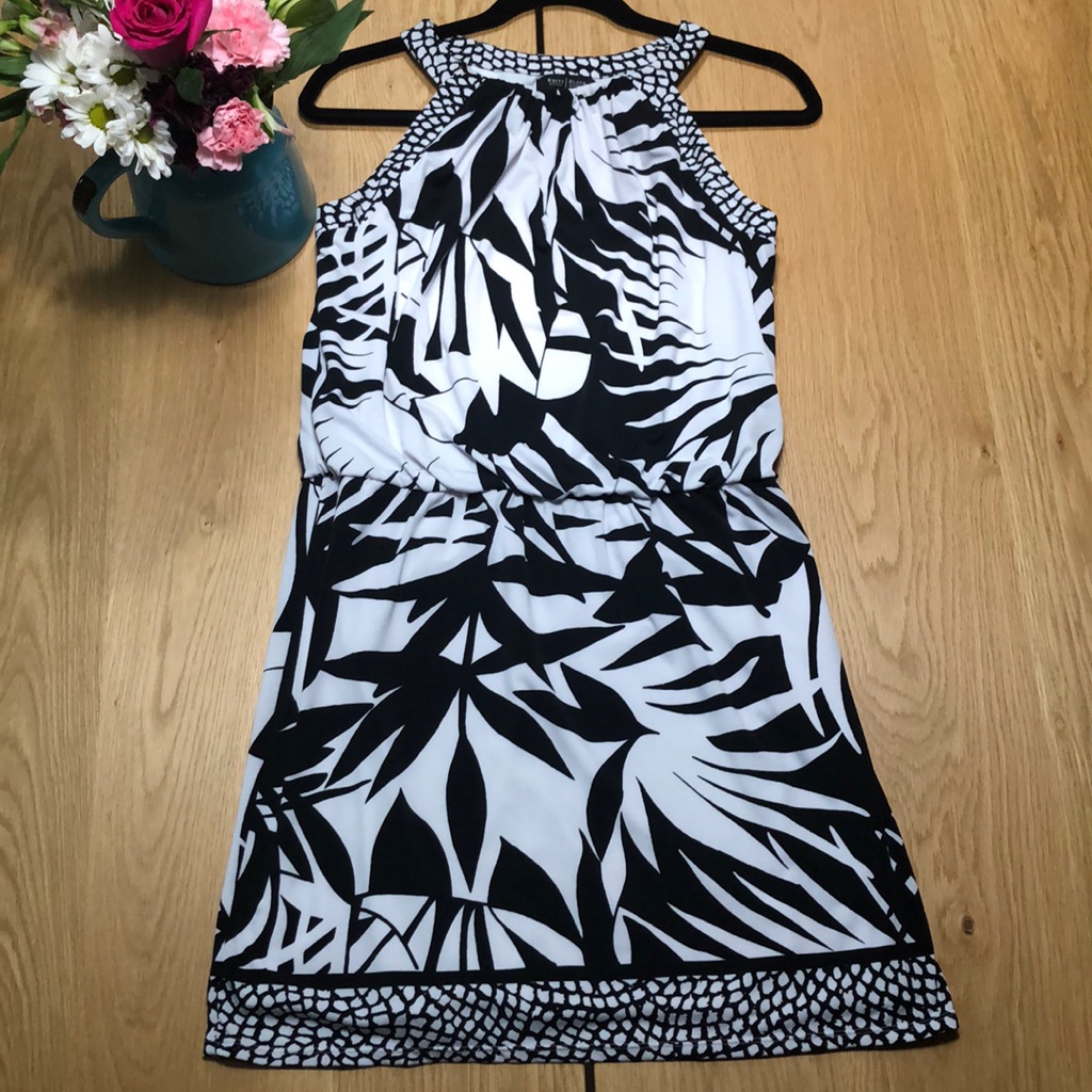 White House Black Market Halter Neck Dress